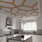 Ekena Millwork 66 56W x 66 56H x 38T Large Cameron Decorative Fretwork Wood Ceiling Panels, Cherry CELW67X67X0375CAMCH - alternate 3